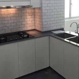 Black Kitchen Renovation - Housing Design Contractor
