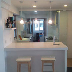 All White Kitchen Renovation - Housing Design Contractor